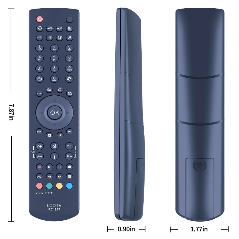 New RC1912 Replacement Remote Control Work for VESTEL Celcus Toshiba TV