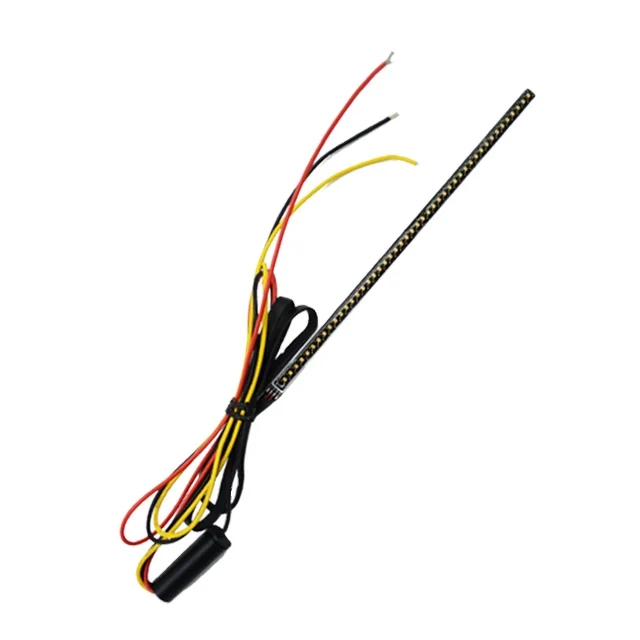 Разноцветный Красный Янтарный синий зеленый задний фонарь Плазменные стержни для мотоцикла на