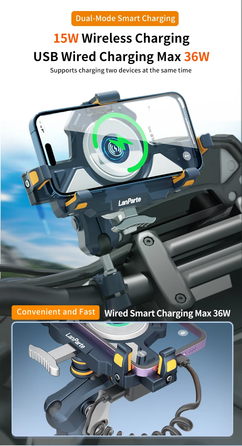 wireless-charger-motorcycle-cell-phone-mount-vibration-damper-aluminum