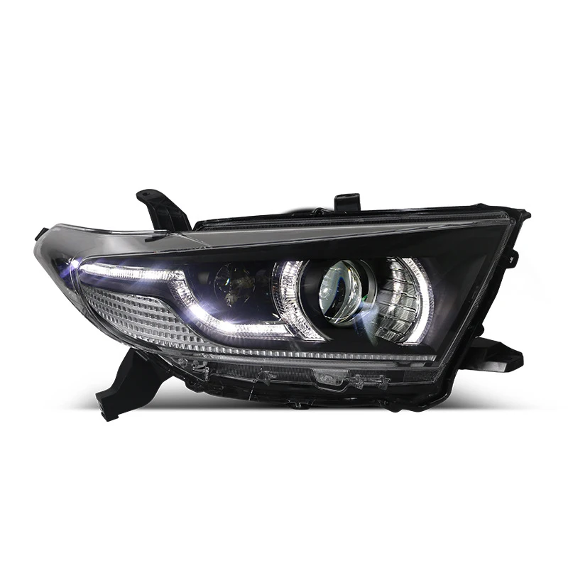 2012-2014 for Toyota for Highlander LED Headlights Assembly 35W Plastic Replacement Hilander Head Lamps