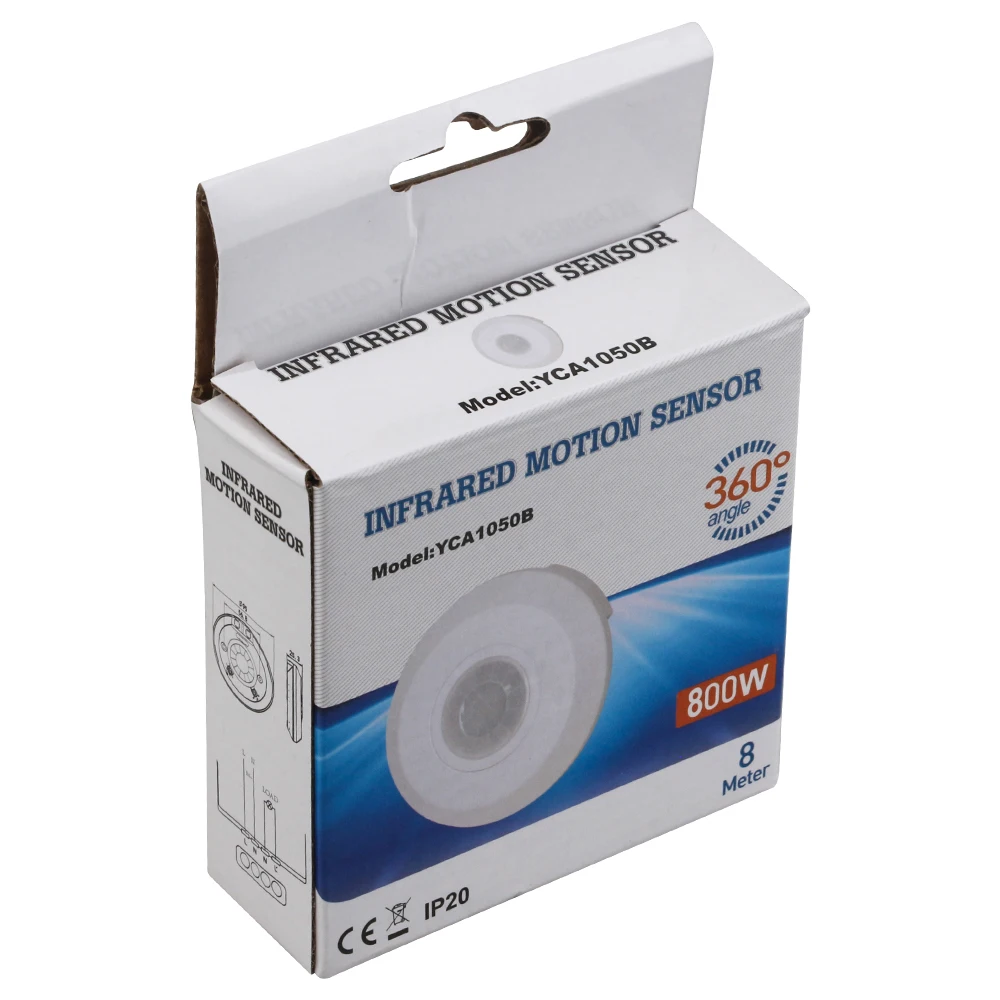 Pir Wired Ceiling Mount Infrared Motion Sensor 230v 110v