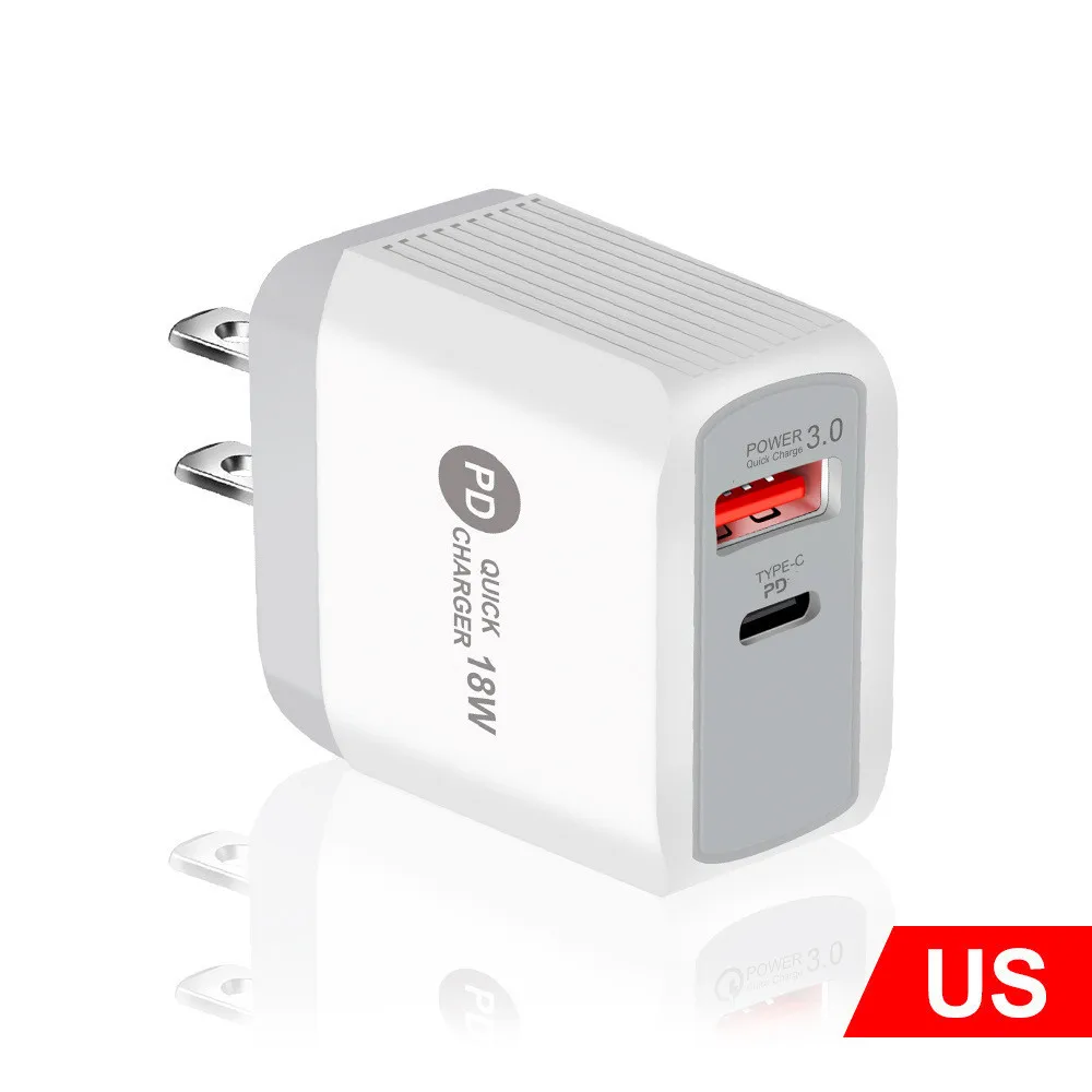 25W Fast Quick Charging Eu US UK Ac Home Travel Adapters for Iphone 15 14 12 Pro Max Samsung S21 Note 10 htc Smart Phone Pc