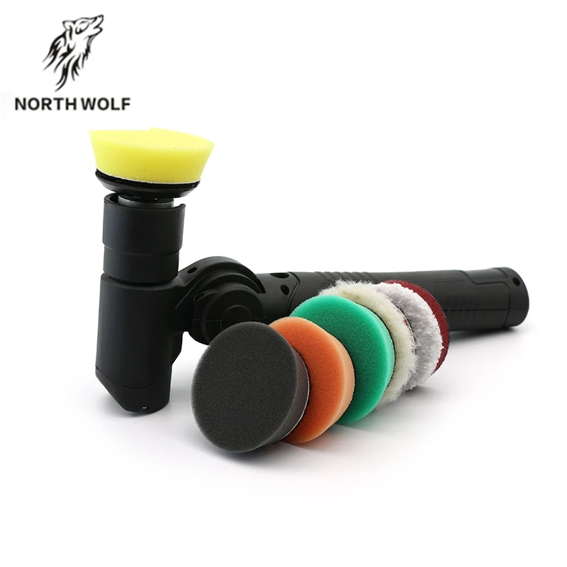 Производитель North Wolf мини-набор для полировки набор пены и шерсти автомобильного детейлинга
