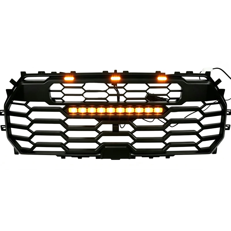 OEM Modified Grille Mesh Design Sporty Front Fascia for Toyota Tundra 2022