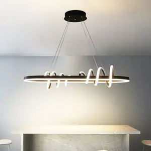 Modern Designer Dining Room Table Bar Lamp Luxury Geometric Restaurant Chandelier Zhongshan Lamps Cross-Border New Light Luxury