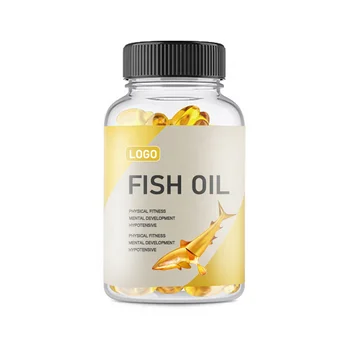 Omega 3 Fish Liver Oil Flavor Fish Oil Supplements Vegan Natural Softgel Adult 3 1000mg Health Products Immune & Anti-fatigue