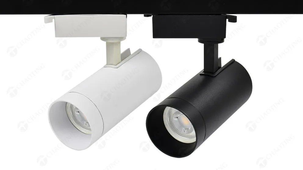 Ceiling Commercial Led Rail Lighting System Adjustable Mr16 Spotlight