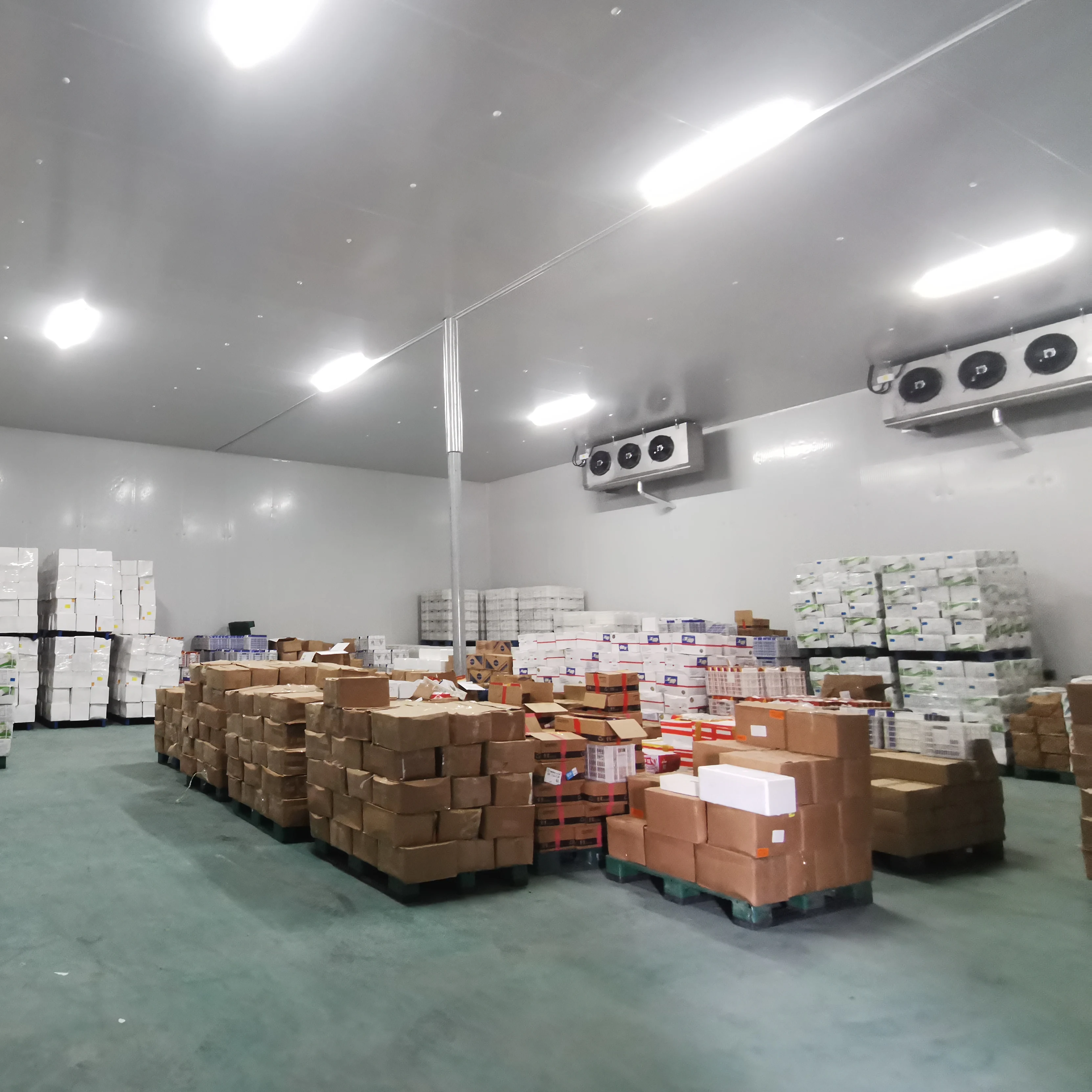 Quick freezer temperature control devicev Slaughterhouse cold storage roof air cooler