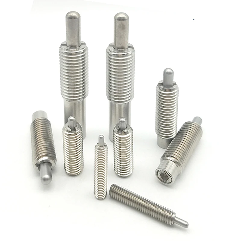 product original factaory stainless steel long nose spring plunger ball plunger screw-44