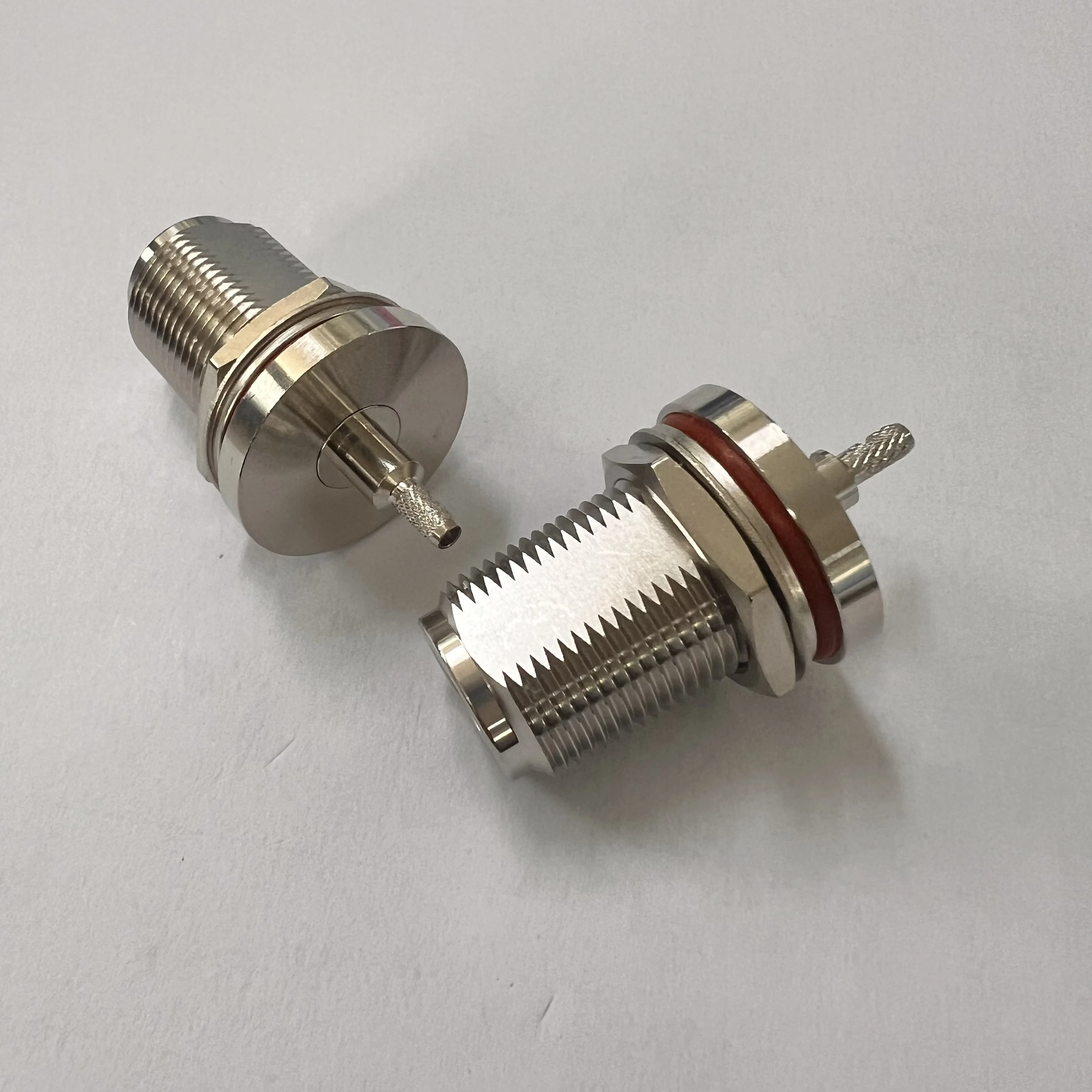 product rf connector n c ky15 24 teeth n female crimp rg316 cable connector rf-2