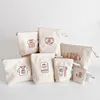 Embroidered squirrel 7-piece set-light purple zipper
