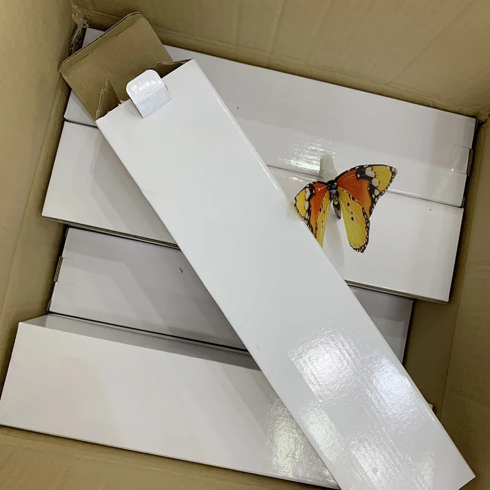 
3 пачки ABS + Акриловые солнечные светодиодные садовые фонари Солнечный Кол свет Бабочка 