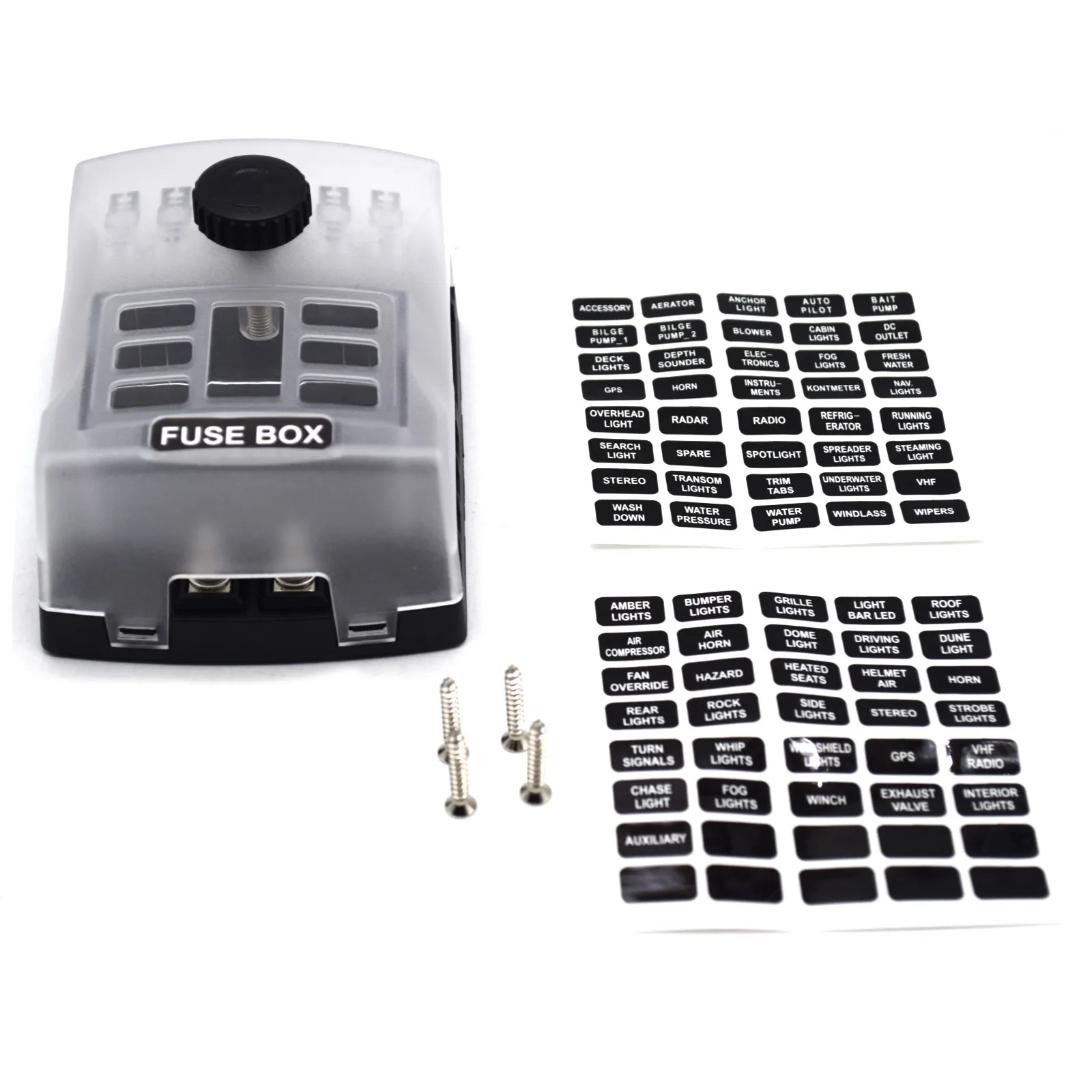 12-way Car Fuse Box with LED Lamp - Reliable Protection