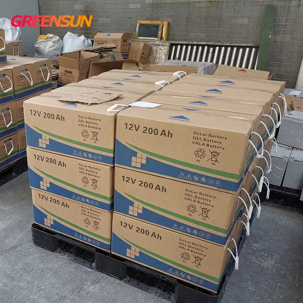 Deep Cycle Solar Gel Battery 12V 250Ah 200Ah 100Ah 150AH 120AH Lead Acid Agm Varta Gel Battery China Manufacture