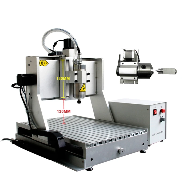 LY CNC 3040ZH-VFD800W - Precision 3/4 Axis Milling Machine