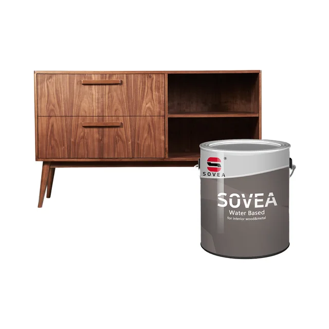 High-Grade Eco-Friendly Solid Wood Furniture Water-Based Coating with Low Emission Scratch & Weather Resistance Table