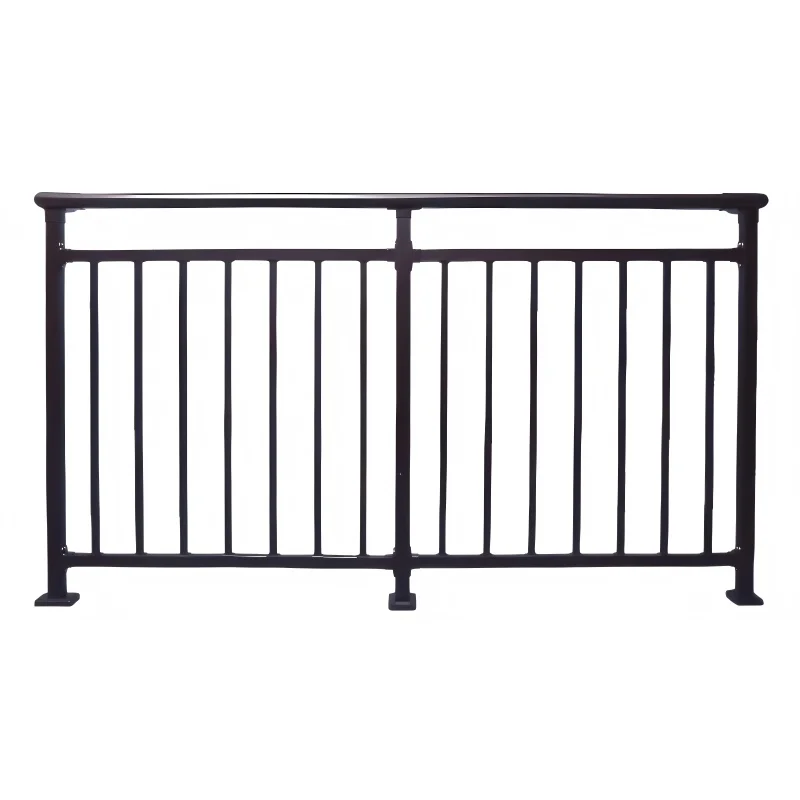 Handrails Indoor Stairs and Simple Wrought Iron Stair Railing Design with Decorative Grill for European Style Homes