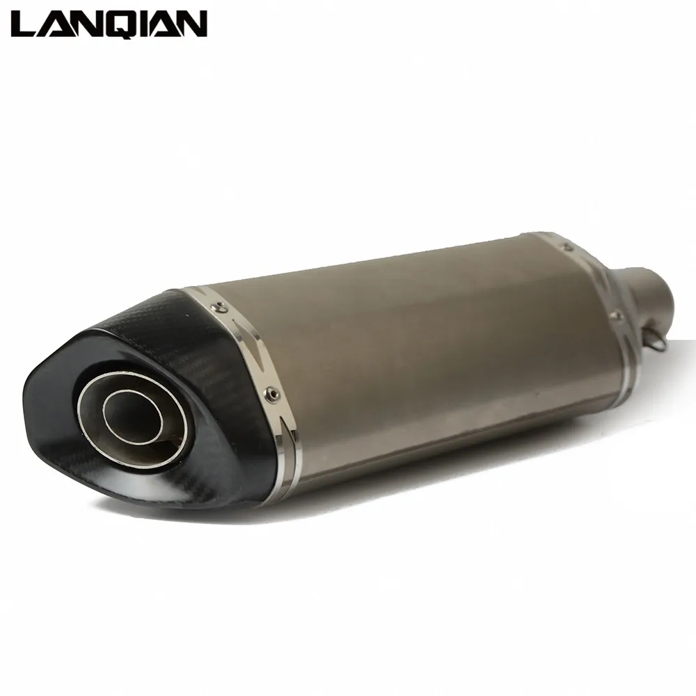 Универсальная выхлопная труба 36 мм-51 мм для SUZUKI YAMAHA DUCATI KTM KAWASAKI HONDA мотоциклетная Муфельная хвостовой Кроссовый