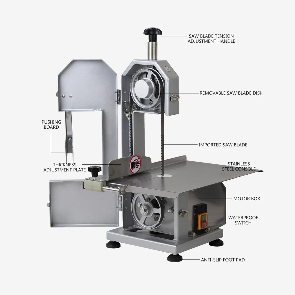 Bone Saw Cutting Machine Commercial Desktop Electric Bone Saw Cutter