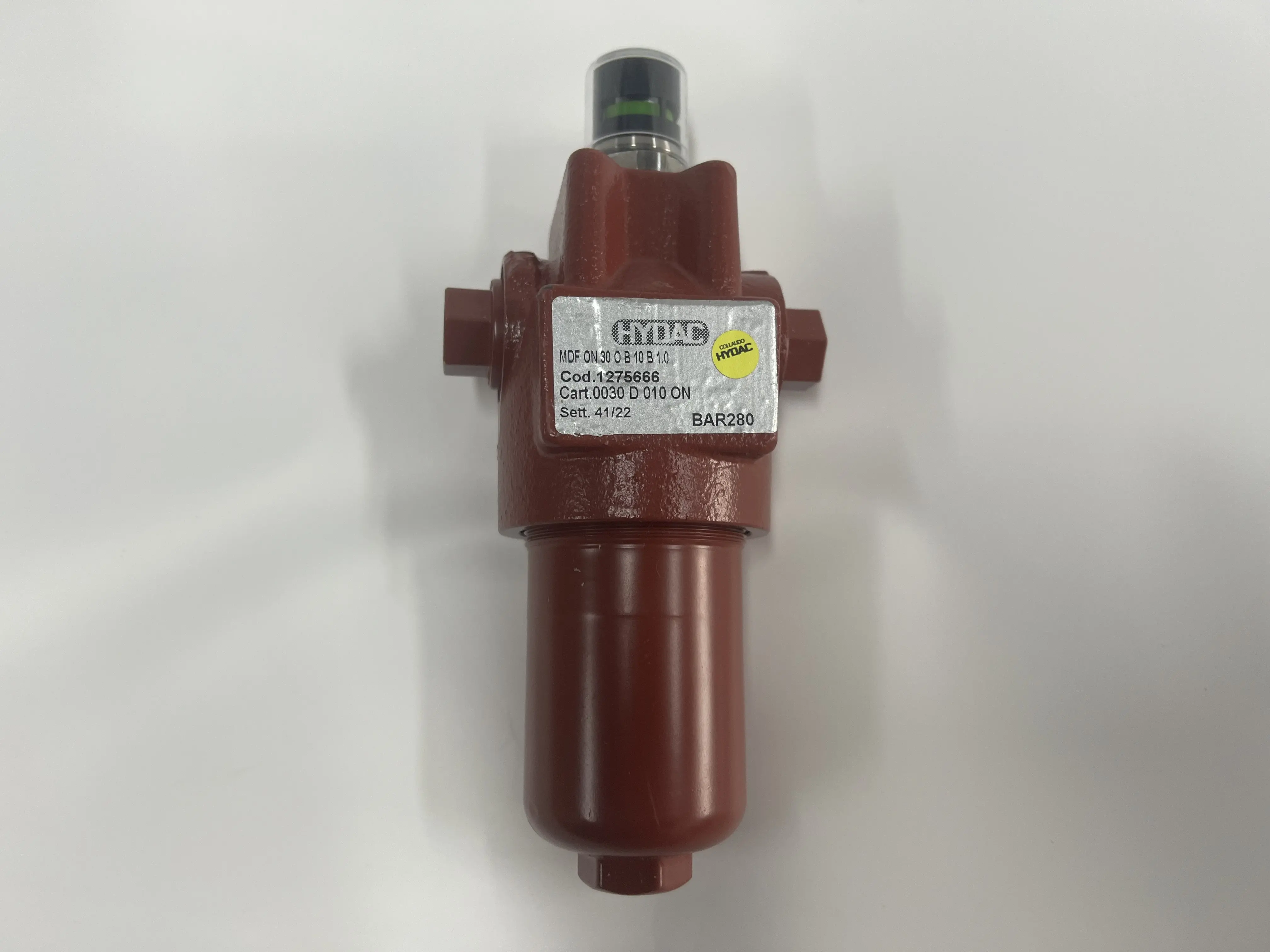 Hydac Hydraulic Filter MDF ON 30 O B 10 B 1.0 1275666 Hydac Hydraulic Filter MDF ON 30 O B 10 B 1.0 1275666