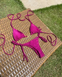 2026 Shiny Fabric Sexy Micro Bikinis & Beachwear Beachwear Bikinis