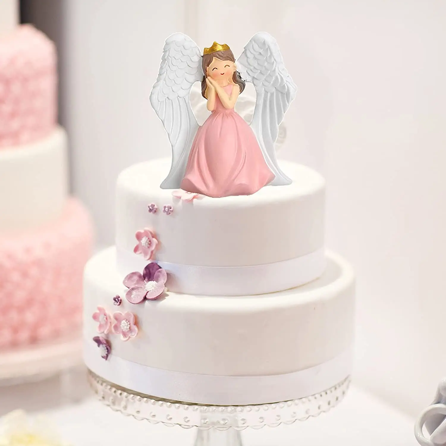 Оригинальный керамический Топпер для торта милый дизайн Роскошный домашний декор кукла принцессы фарфоровый