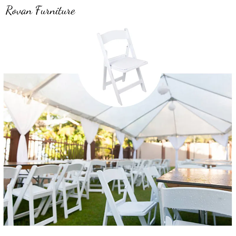 RTS TOP High Quality Plastic Folding Chair for Wedding Event Party Use