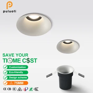 Recessed Trimless Led Spotlight with 75mm Diameter, Featuring Full-spectrum Eye-protecting Technology, Ideal for Home Lighting