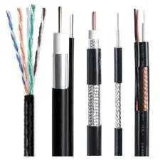 Low Loss Coaxial Cable RG11 75 Ohm CL2 PVC Jacket for CCTV HD TV Satellite Antenna