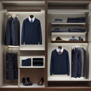 OEM ODM Men's Autumn Winter V-Neck Pullover Blouse Solid Color Anti-Wrinkle Breathable Knitted Sweaters Fashionable Fashion