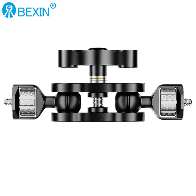 BEXIN TM-5 360 Degree Rotating Aluminum Alloy Multifunctional Magic Arm Ball Head Mount Crab Clamp for Desktop Camera