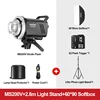 MS200V+2,8m Stativo per Luci+X2T+Softbox 60*90