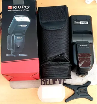 TRIOPO TR-988 TTL HSS High Speed Sync Camera Speedlite Flash for  6D 60D 550D 600D D800 D700 Digital SLR Camera product image