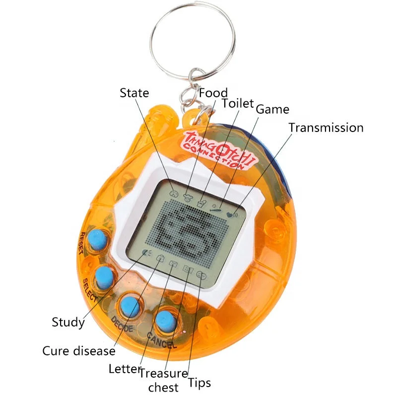 2023 168 в 1 Электронный ручной пользовательский виртуальный питомец тамагочи A Color Original Pix on игрушка тамагочи электронные питомцы тамагочи