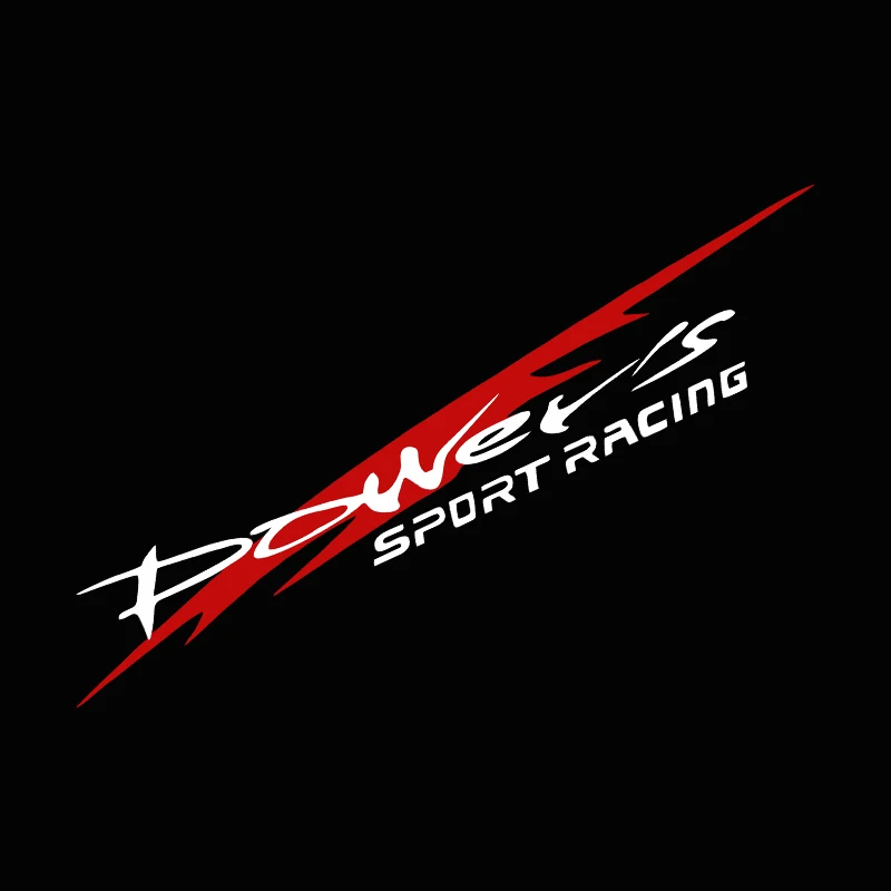 Racing Development Car Sticker Personality Trend Power's Racing Sports Sticker Car Reflective Waterproof Decal Car Decorative