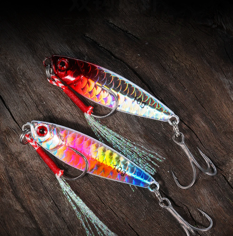 Factory Direct 10/15/20g Colorful Laser Coating Cast Jig Lure For Boat ...