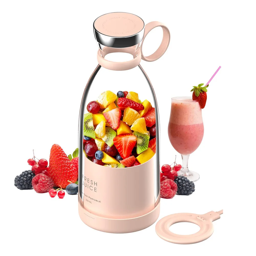 1pc Portable Electric Mini Blender, 6 Blades, Usb Rechargeable, For Shakes,  Smoothies, Milkshakes, Fruits, Vegetables, Mini Juice Cup - Must-Have For  Students Returning To Dormitories, Apartments