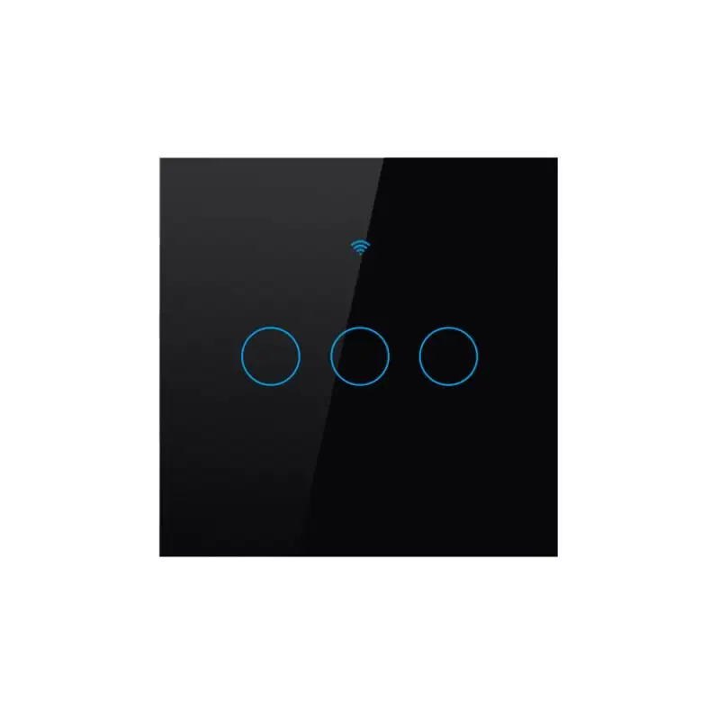 
 SESOO умный дом мобильный телефон, Wi-Fi, дистанционное управление Google home работает Tuya Smart 1/2/3 Gang Wi-Fi сенсорный выключатель света  