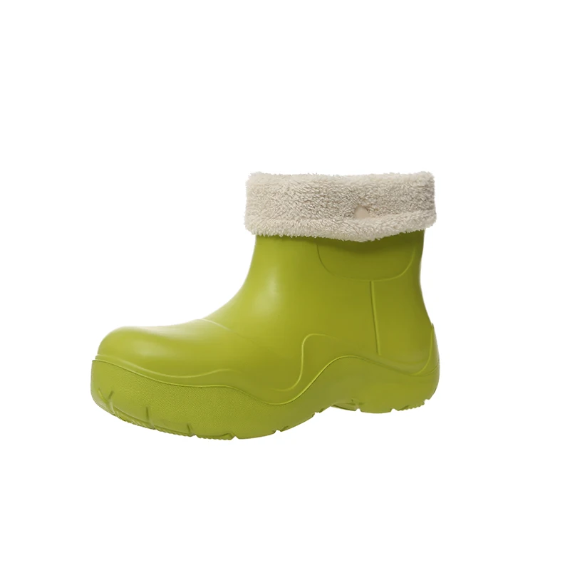 rain boots with lining inside