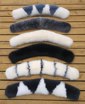 Big Long Natural Winter Wholesale Faux Fur Trim/ Professional Customized Raccoon Fur Collar