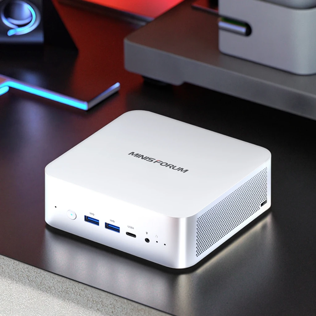 MINISFORUM AI X1 370 255 Gamer Mini PC - AMD Ryzen 9, 12-Core, SSD