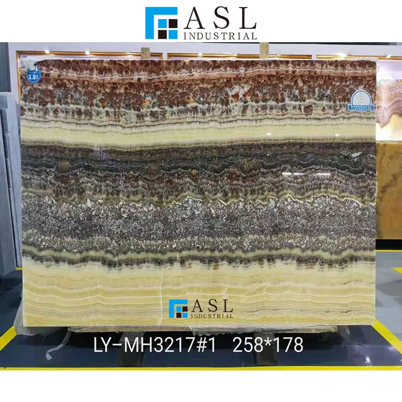 Red dragon onyx book end wall onyx marble slab transparent onice wall cladding designs custom thickness book match onyx