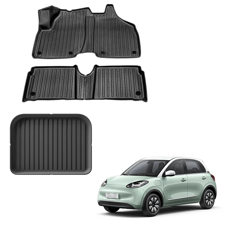 سجاد أرضيات للوو لينغ بينغو، إكسسوارات من مادة TPE، بساط أرضية، غطاء ظهر المقعد، وسادة، بساط صندوق الأمتعة الخلفي، إكسسوار داخلي