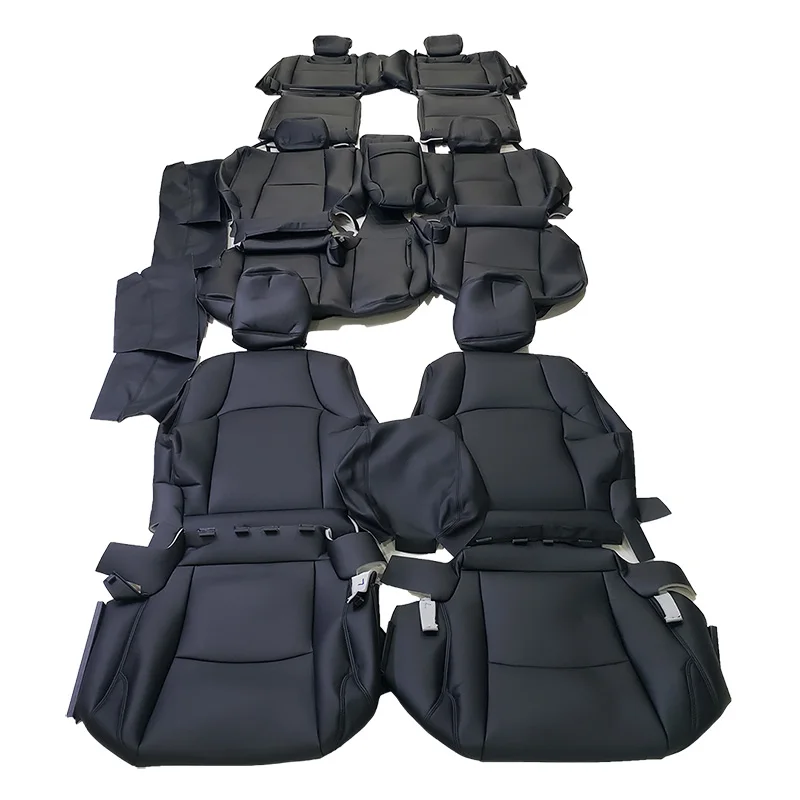 Full Set Upgrade Accessories Car Leather Car Seat Covers For Toyota Land Cruiser Prado 150 Lc150