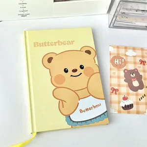 Customized A5 Paper School Hardcover Diary Planners Cute Journal Notebook for Students