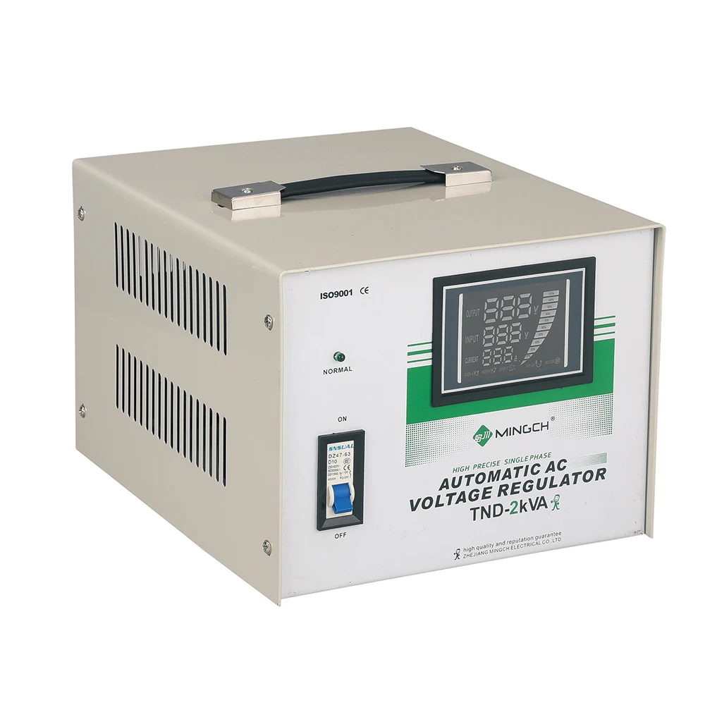 MINGCH CE Single Phase Svc-1kva 2kva 3kva 5kva 7kva 10kva Ac Automatic Voltage Regulator Home Stabilizer 6KVA