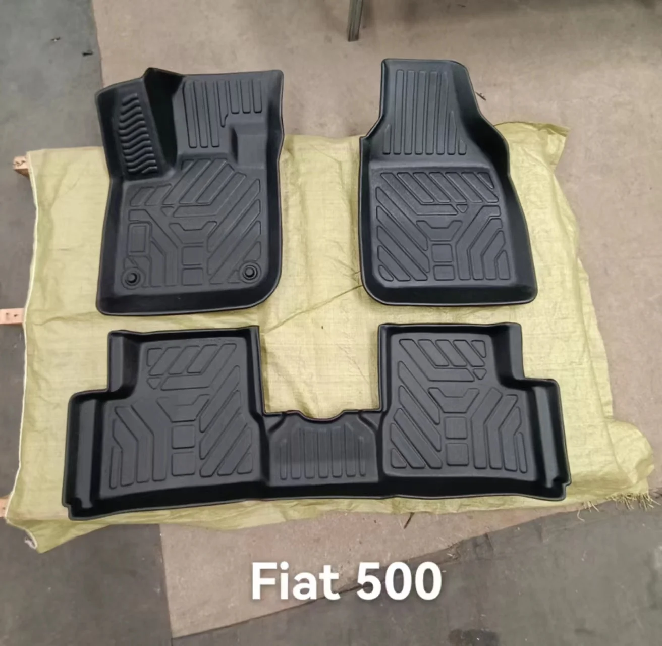 Супер поглощающий роскошный ПВХ катушки автомобильные коврики TPE и резиновый материал набор для различных моделей правого вождения Algeria Rush