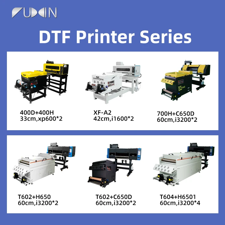 Dtf A3 All in One Dtf Printer with 2 Print Heads XP600 30cm DTF T-shirt Printer With Powder Shaker