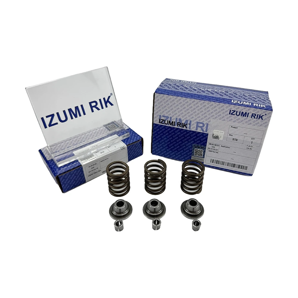 Diesel Engine Parts IZUMI RIK Valve Spring + Seat + Retainer for Yanmar TK486-4 486E