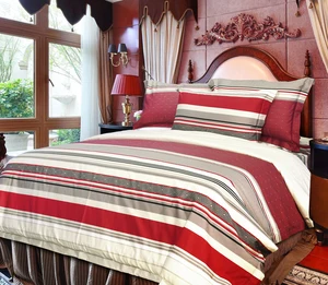 Good Quality Luxury Sheet Home Bed Pure Cotton Duvet Cover Set Hot Selling Satin Hotel Bedding Set